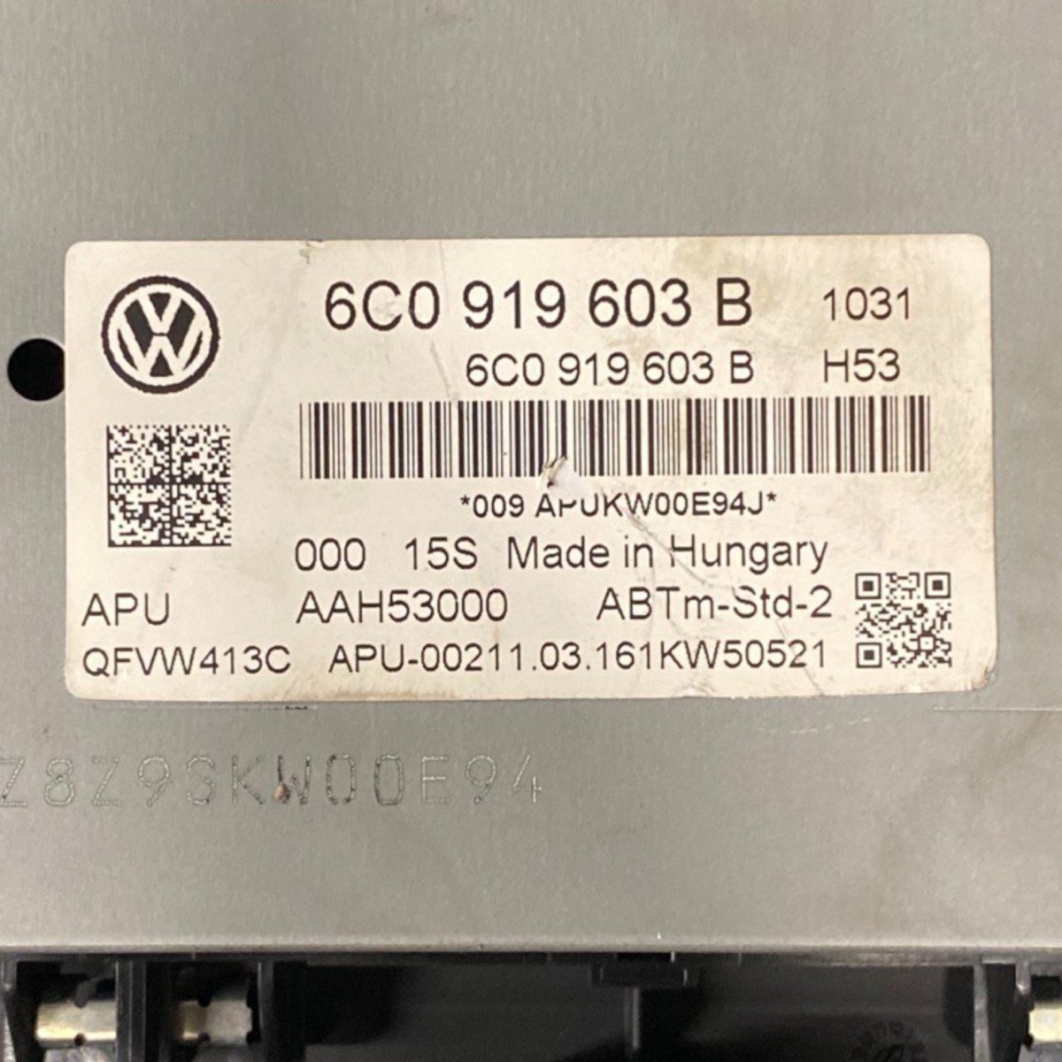 Display / schermo volkswagen polo v 6r Cod: 6c0919603b (2009 - 2017) - F&P CRASH SRLS - Ricambi Usati