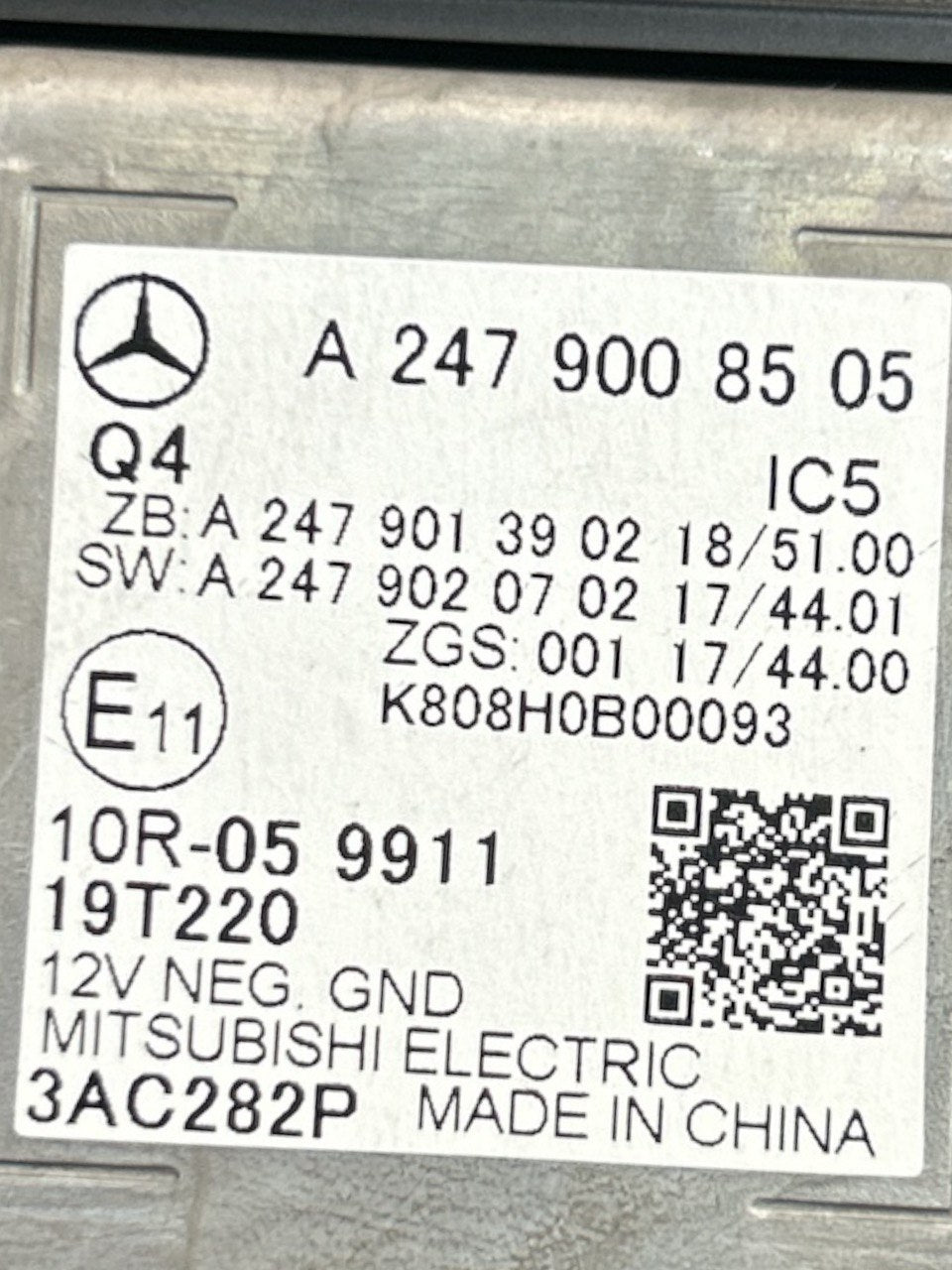 Display / Virtual Cockpit Mercedes Benz Classe A (W177) 1.3 Benzina (2018 > ) cod.A2479008505 Tachimetro / Contachilometri - F&P CRASH SRLS - Ricambi Usati