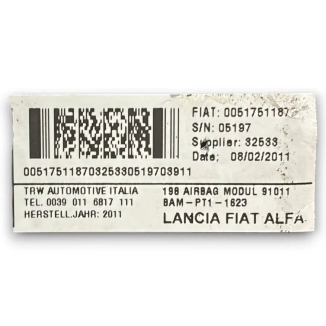 Dettaglio Airbag passeggero Lancia Delta 2008–2011 OEM 51751187 - foto 3