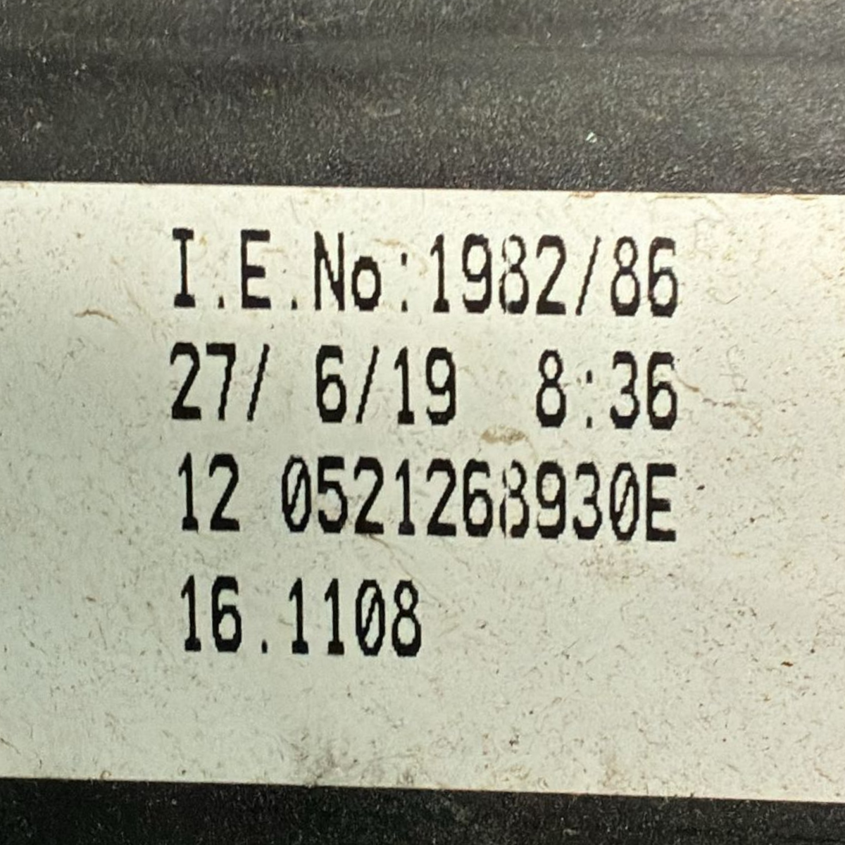 Complete pedaalplaat opel combo serie d cod: 12 0521268930e (2012 - 2017) gaspedaal + rem + koppeling 