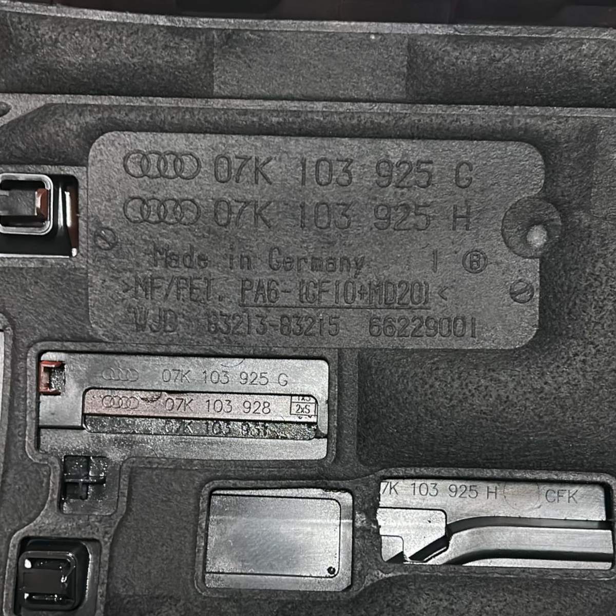 Carter coprimotore audi rs3 8v 2.5 benzina cod:07k103925g (2013 > 2020)