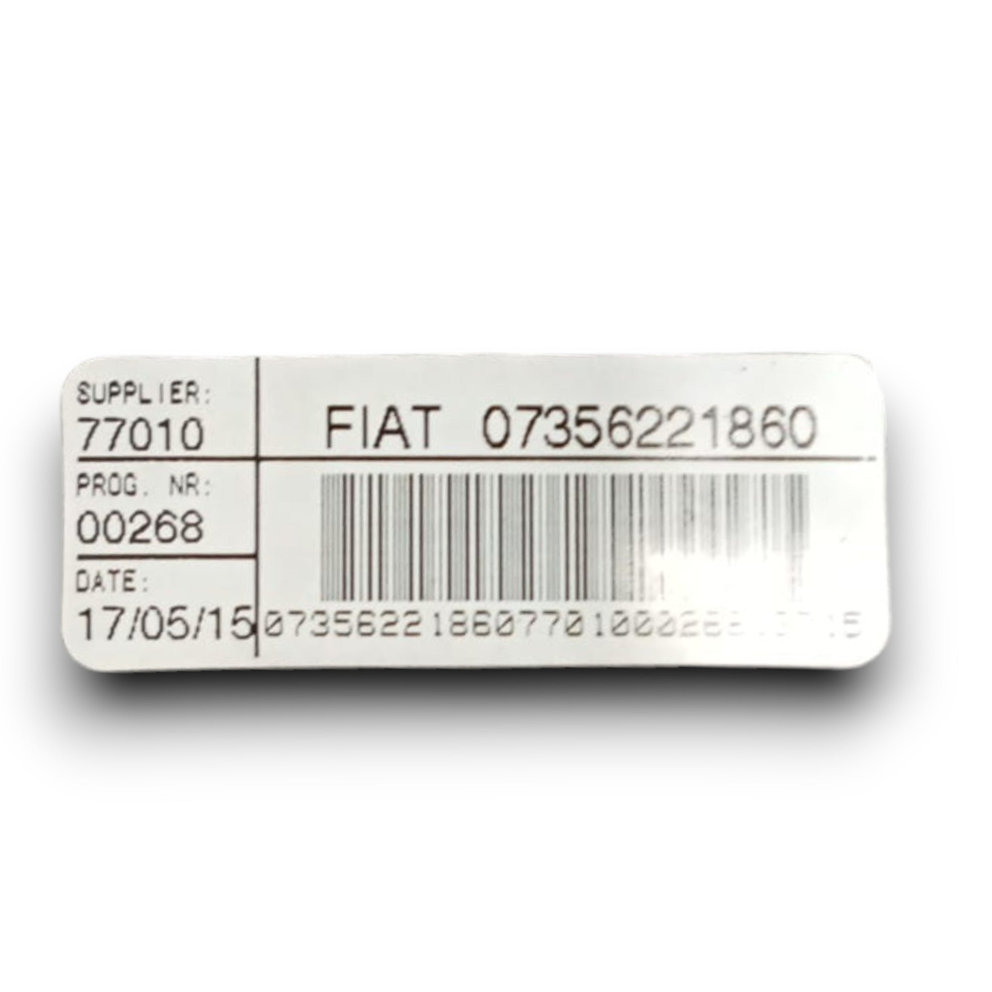 Commutateurs de phares fiat panda 312 code . 07356221860 (2012 >) + contact spiralé 