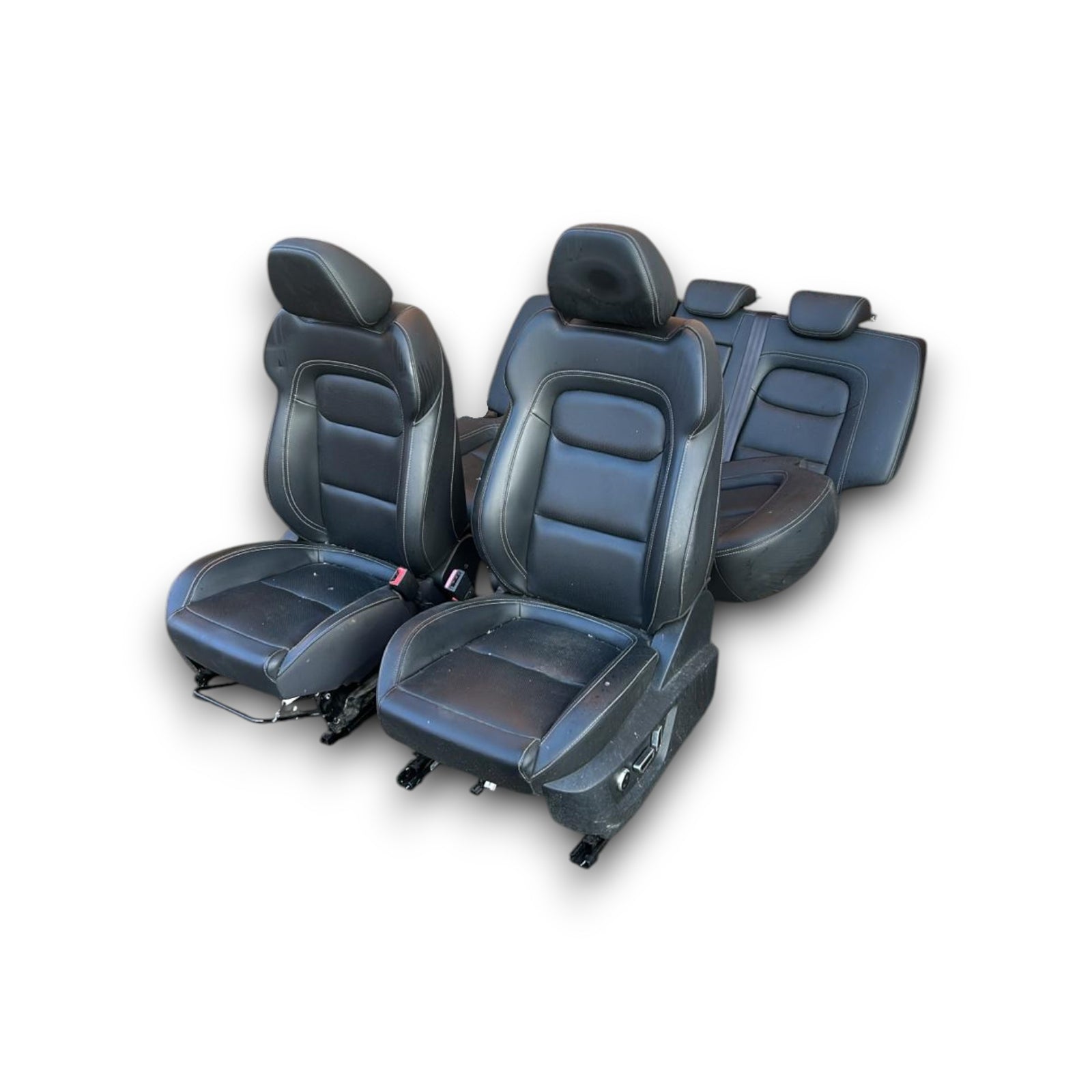 Tappezzeria / sedili in pelle neri DR F35 (2020 > 2023)