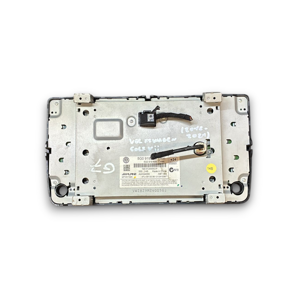 Stéréo / autoradio volkswagen golf vii code : 5g0919605 (2012 - 2021) 