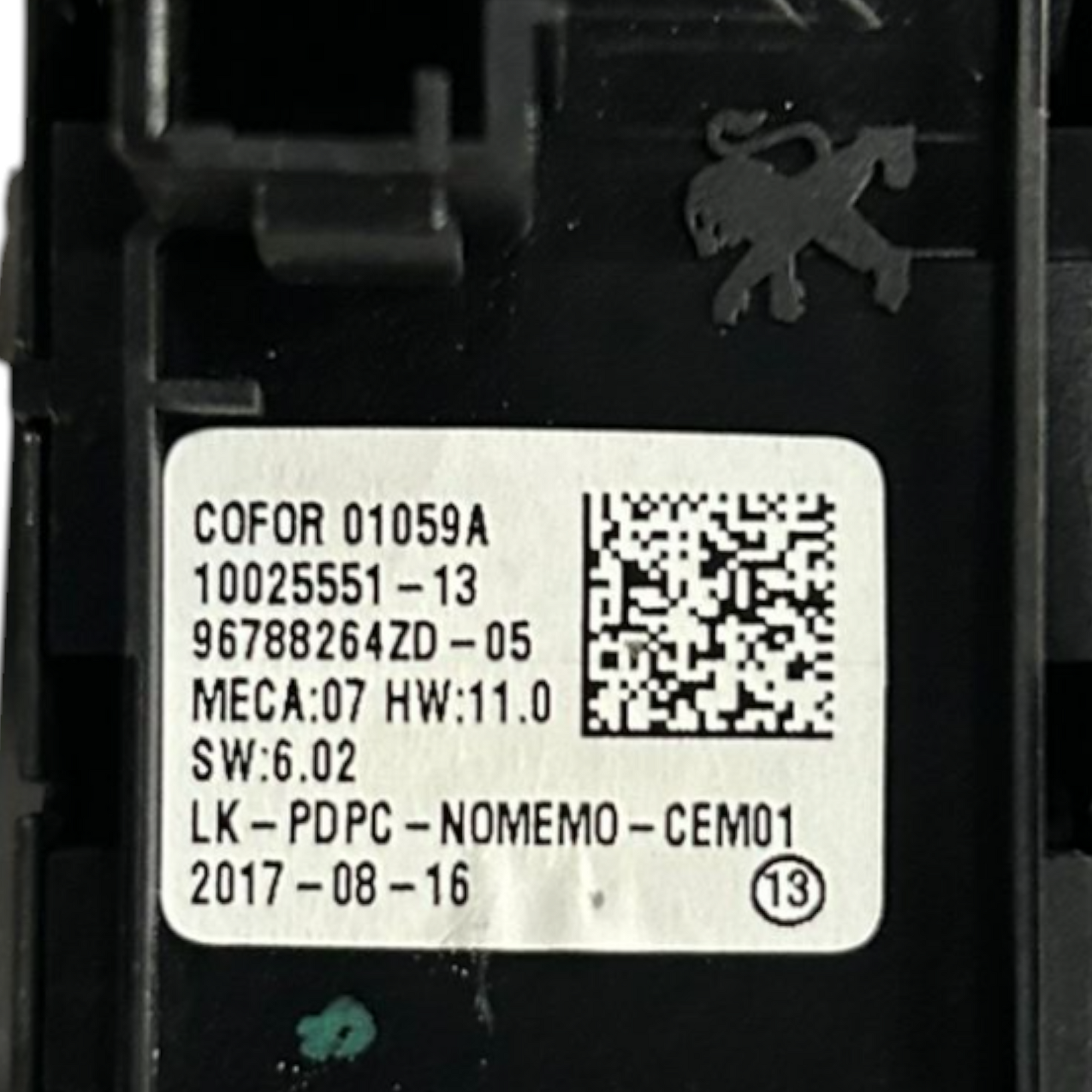 Raambediening voor links Citroën C3 cod:10025551-13 (2016 > 2023) 
