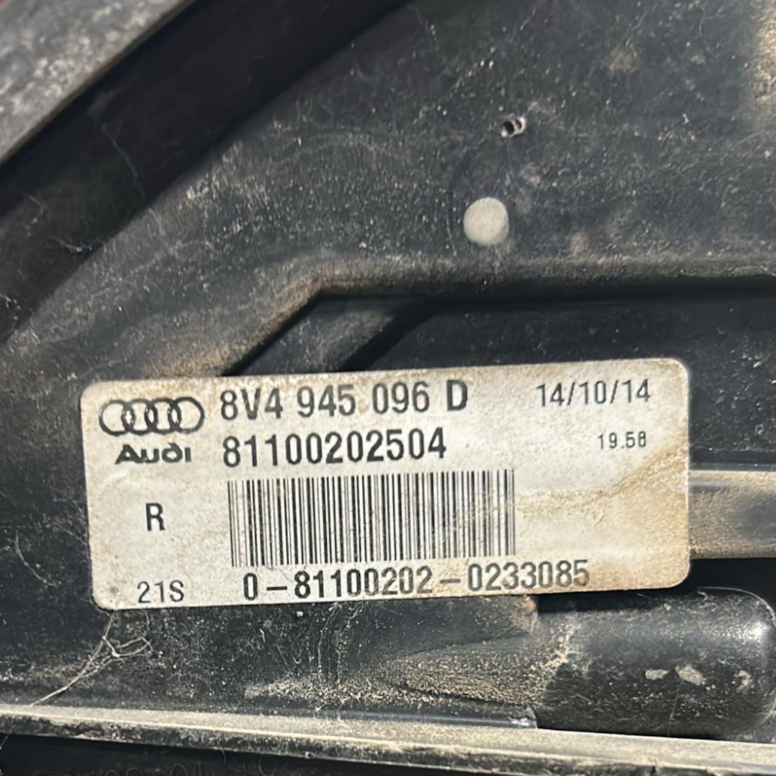 Stop / zadnja luč desno audi a3 8v kod:8V4945096D (2012 > 2020) 
