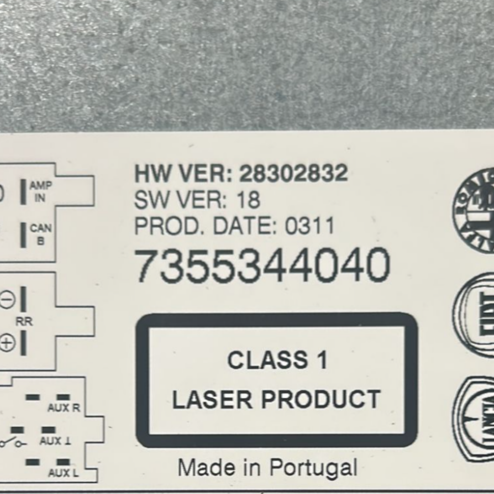 Stereo / avtoradio fiat doblo koda:7355344040 (2009 > 2022) 