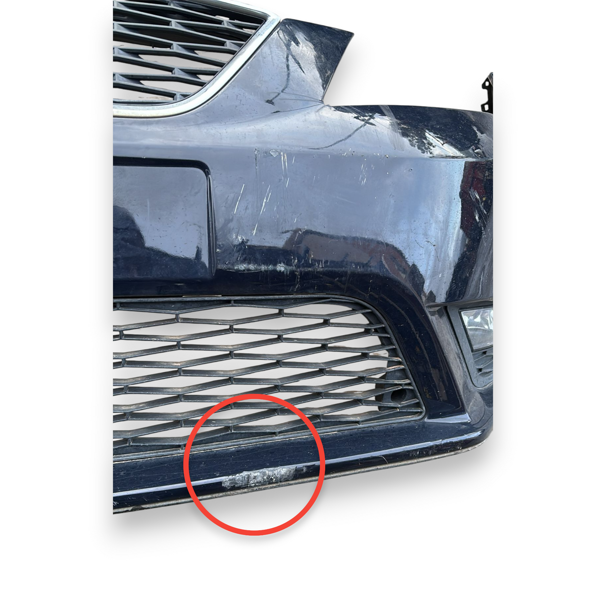 Parachoques delantero azul seat leon III cod:5f0807221r (2013-2019) 