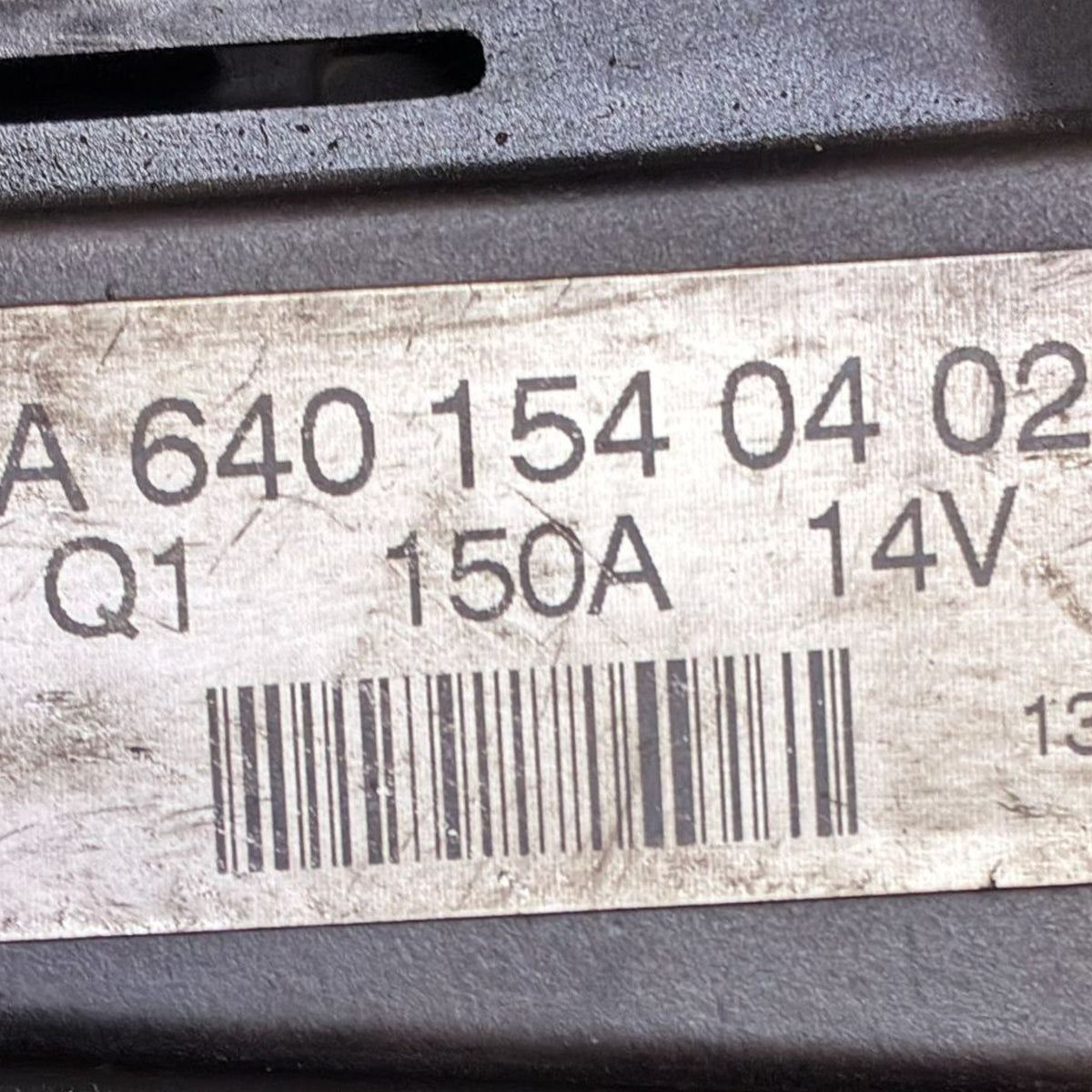 Alternator mercedes-benz class a w169 code . a6401540402 2.0 diesel (2004 > 2012) 