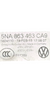 Tappeto / ripiano bagagliaio Volkswagen Tiguan AD1 (2016-2024) cod.5NA863463CA9