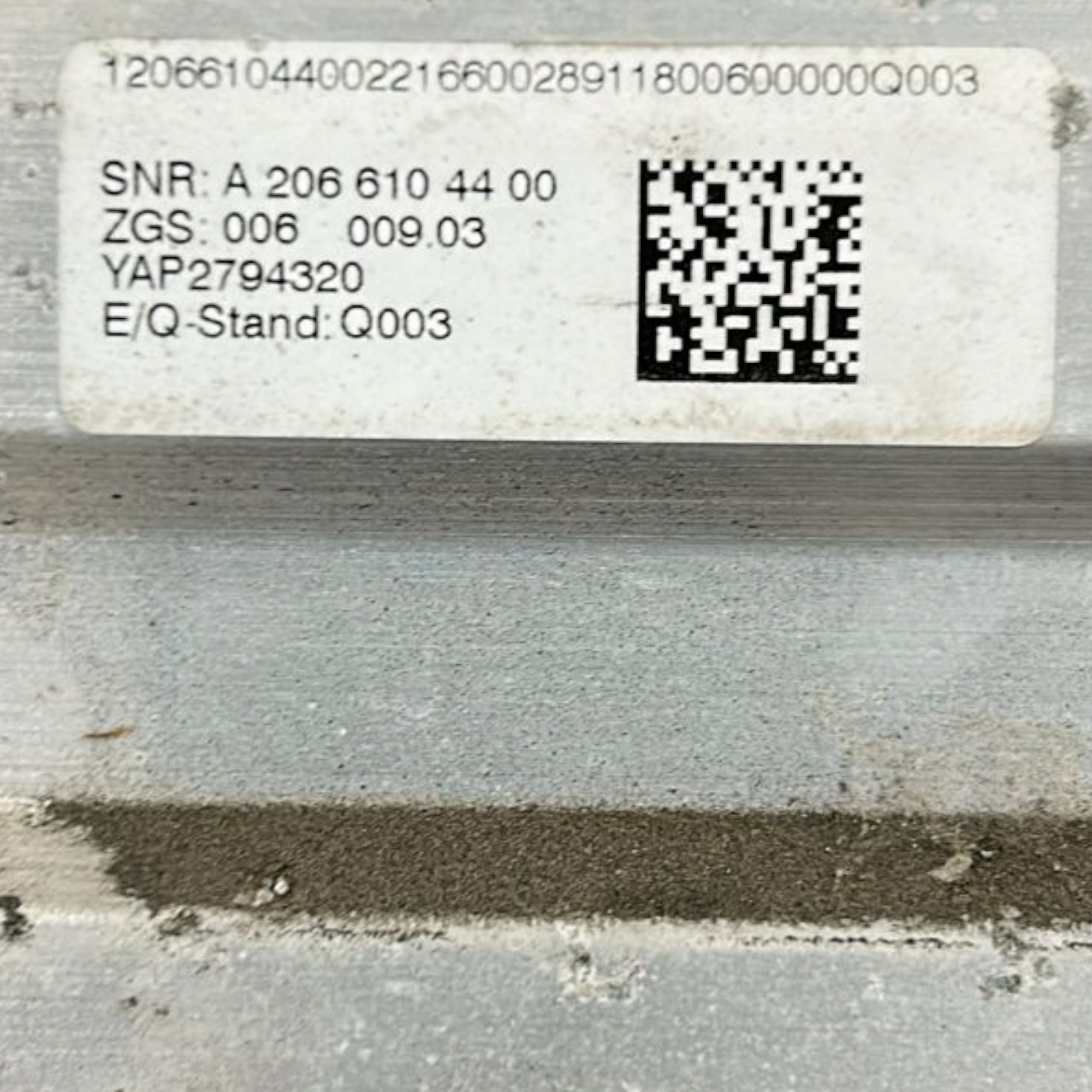 Traversa / rinforzo paraurti posteriore mercedes benz classe c w206 cod:A2066104400 (2021 >)