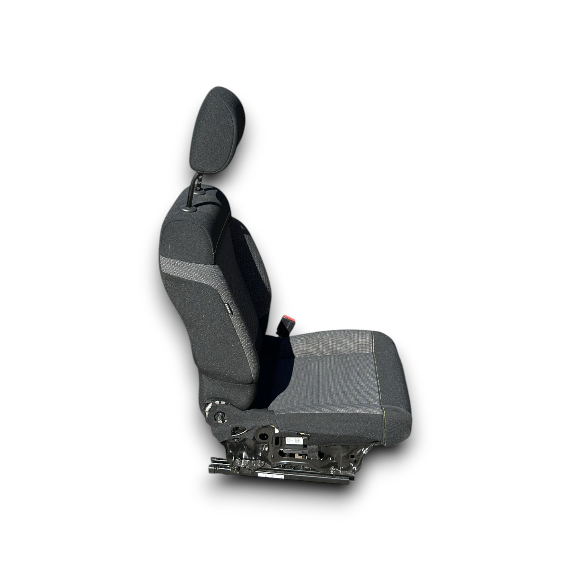 Siège avant passager Citroen C3 III (2016 > 2023) en tissu noir et gris 