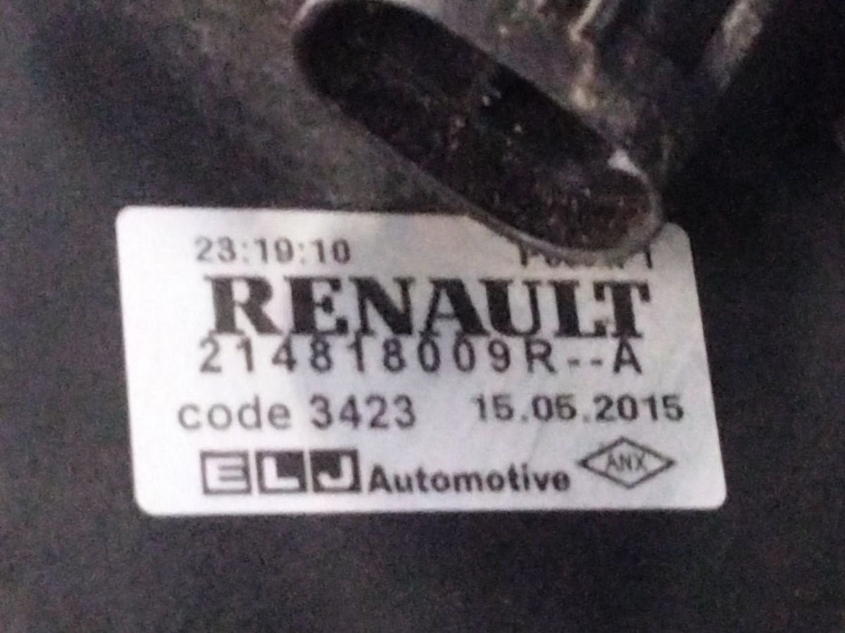 Electric fan Renault Clio IV / Captur I 1.5 diesel (2012 - 2019) cod.214818009R - F&P CRASH SRLS - Used Parts