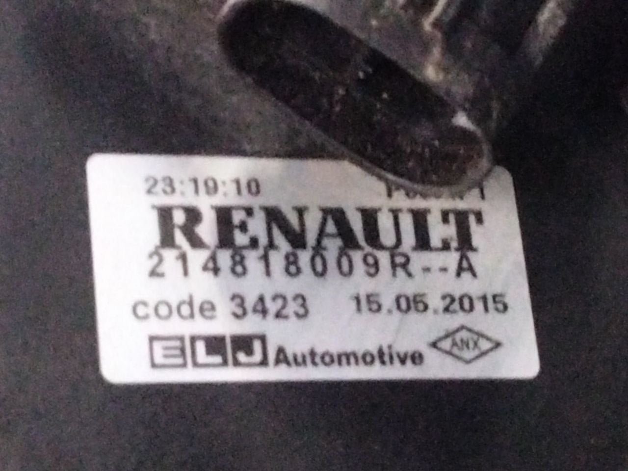Electric fan Renault Clio IV / Captur I 1.5 diesel (2012 - 2019) cod.214818009R - F&P CRASH SRLS - Used Parts
