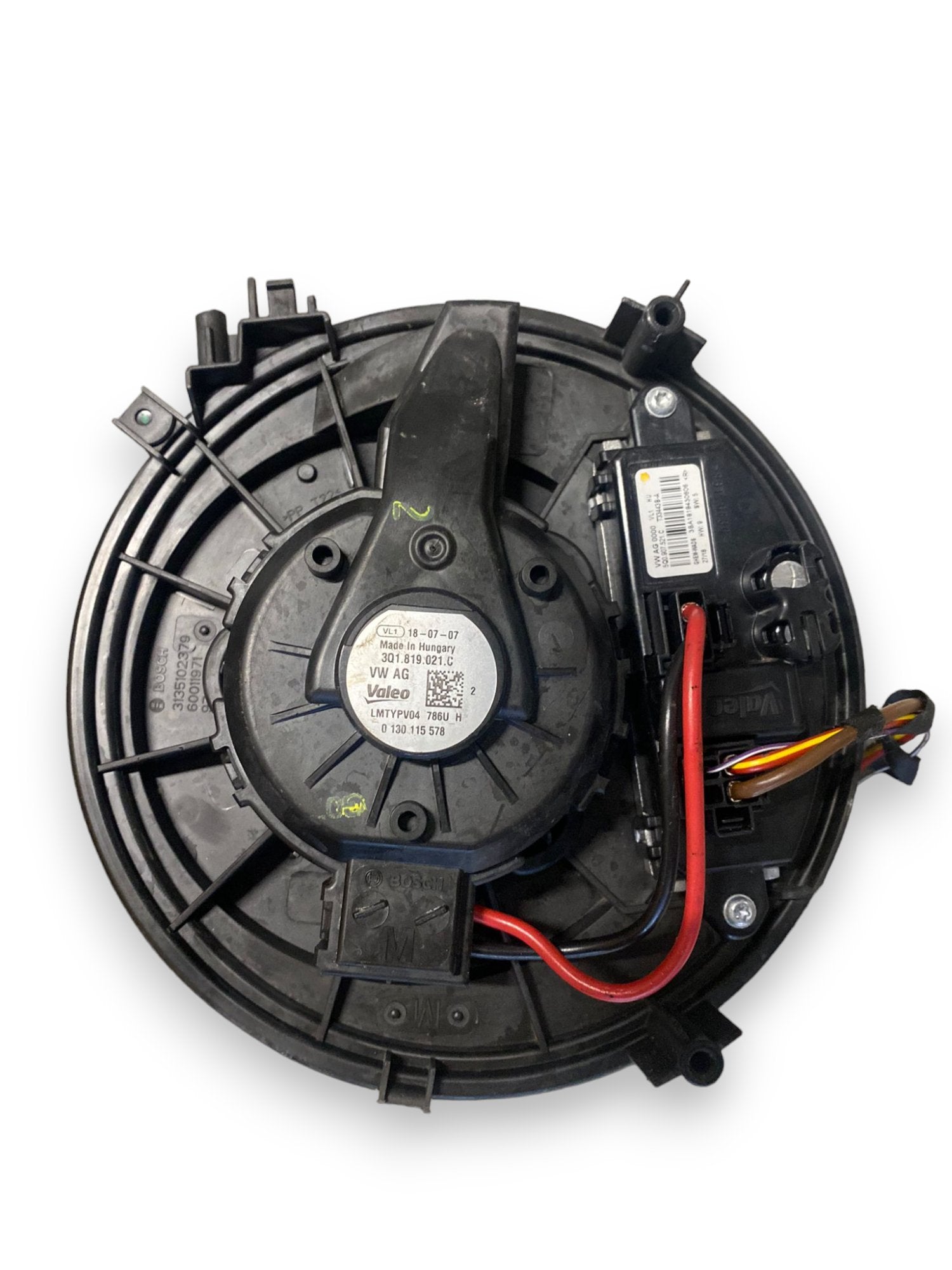 Cabin blower Volkswagen Tiguan (AD1 - 2018) code: 3q1819021c - F&P CRASH SRLS - Used Parts