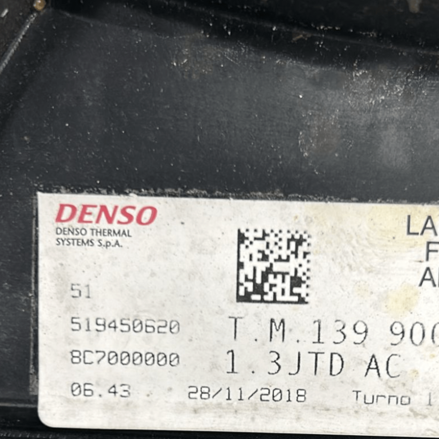 Elettroventola Fiat Panda 312 1.3 diesel cod:519450620 (2012 >) - F&P CRASH SRLS - Ricambi Usati