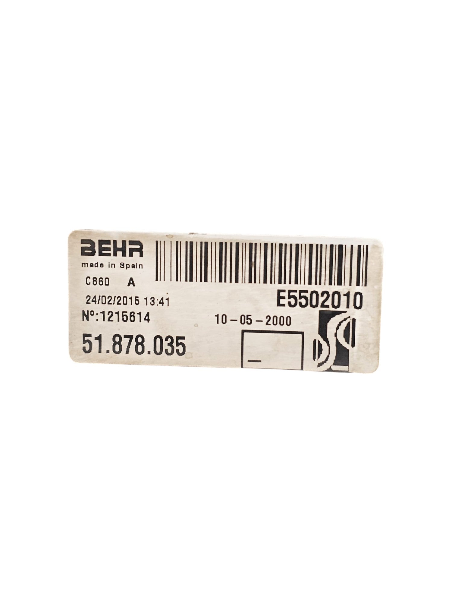 Elettroventola Radiatore Fiat Punto EVO 1.2 Benzina Cod:51878035 (2009 - 2012) - F&P CRASH SRLS - Ricambi Usati