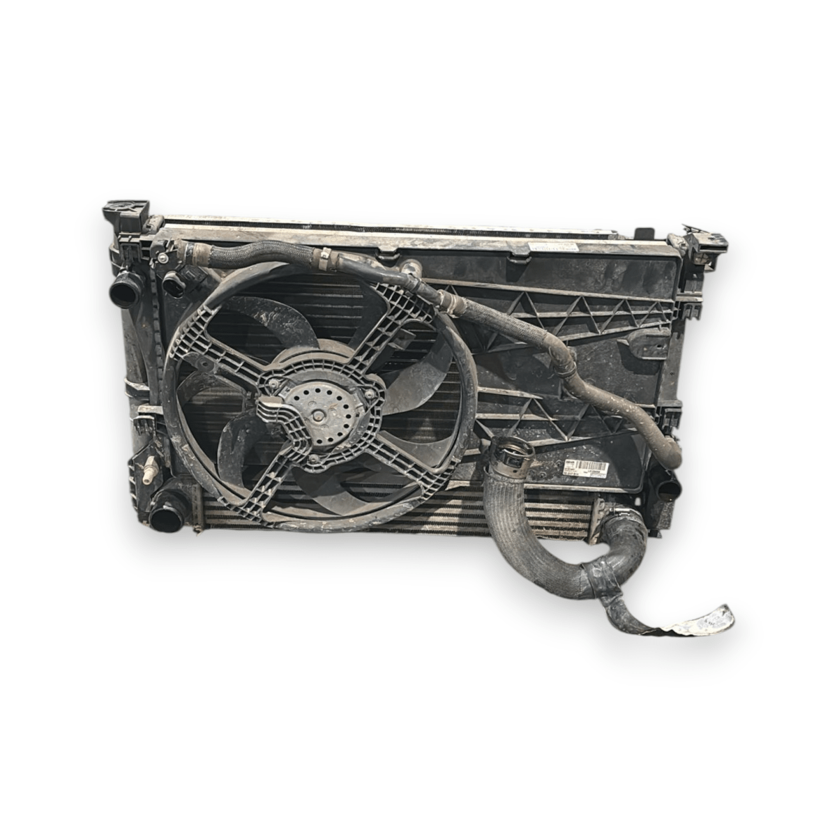 Elettroventola + radiatore fiat qubo 1.3 diesel cod:51931470 (2008 - 2019) - F&P CRASH SRL - Ricambi Usati