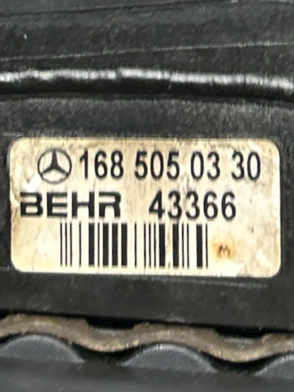 Elettroventola + Radiatore Mercedes Benz Classe A (W168) 1.7 Diesel (1997 > 2004) cod.A1685001702 - F&P CRASH SRLS - Ricambi Usati