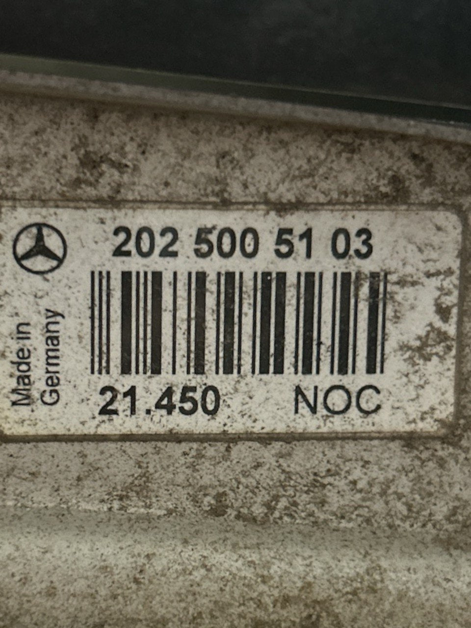 Elettroventola + Radiatore Mercedes Benz Classe C (W202) 2.3 Benzina (1993 > 2001) cod.2025005103 - F&P CRASH SRLS - Ricambi Usati