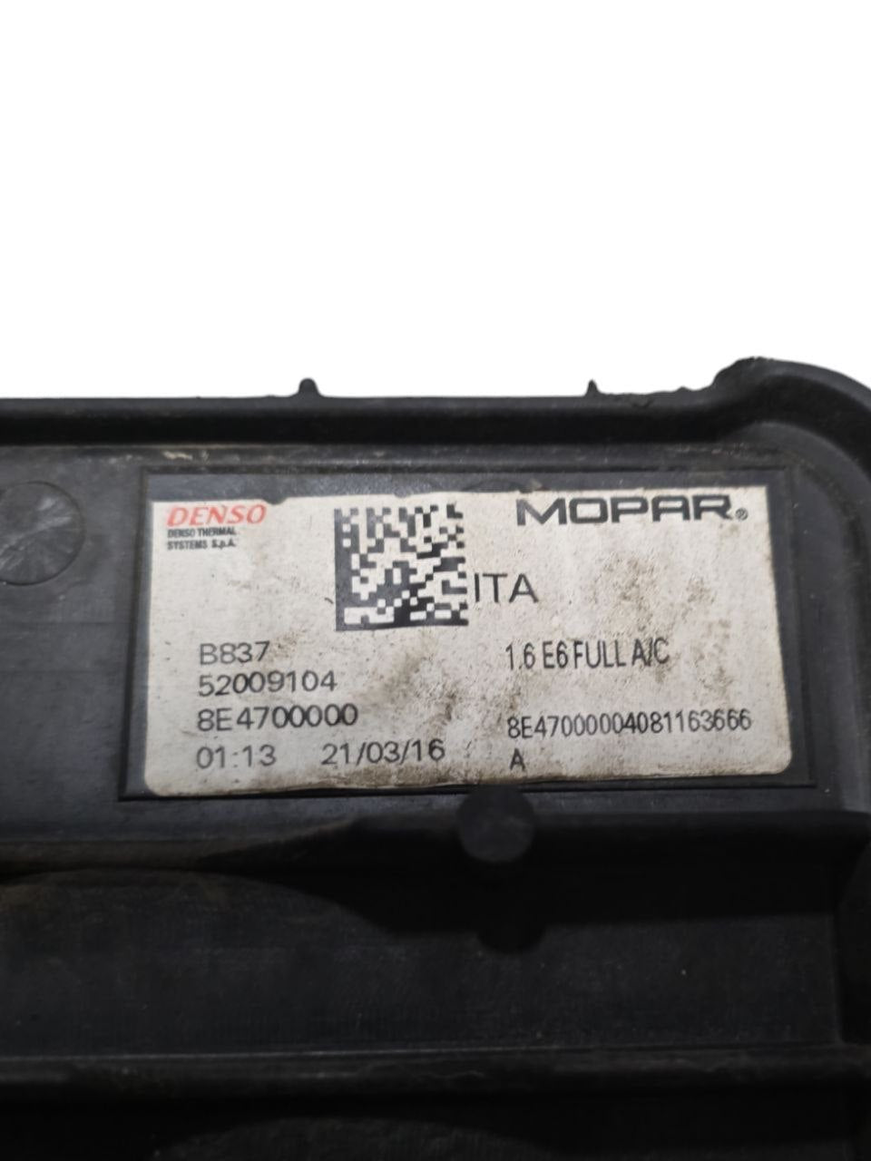 Elettroventola Ventola Radiatore Jeep Renegade 1.6 Diesel COD:52009104 (2014>) - F&P CRASH SRLS - Ricambi Usati