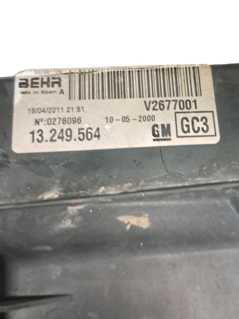 Elettroventola Ventola Radiatore Opel Corsa D 1.2 Benzina COD:13249564 (2006 - 2014) - F&P CRASH SRLS - Ricambi Usati
