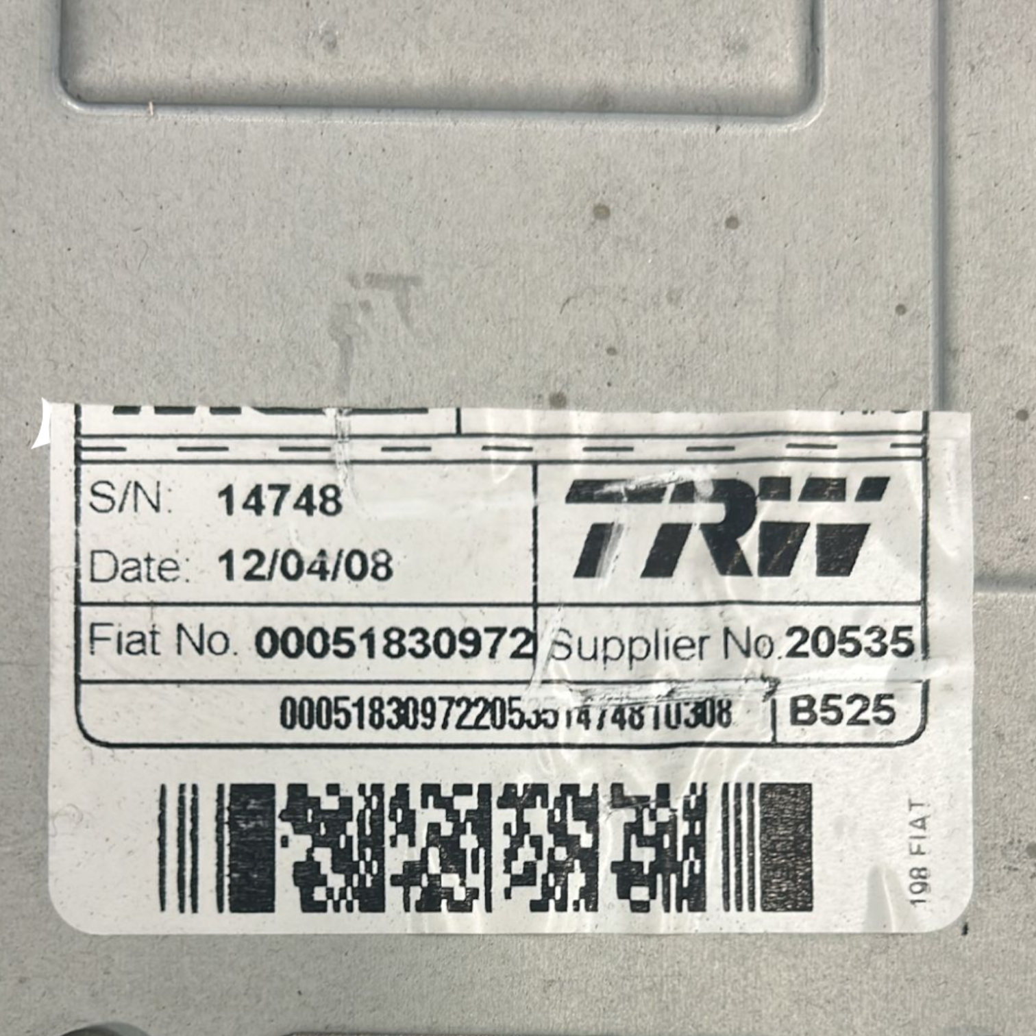 Steerngrad / volanski drog fiat bravo 1.6 dizel kod:0051830972 (2007 > 2014) 