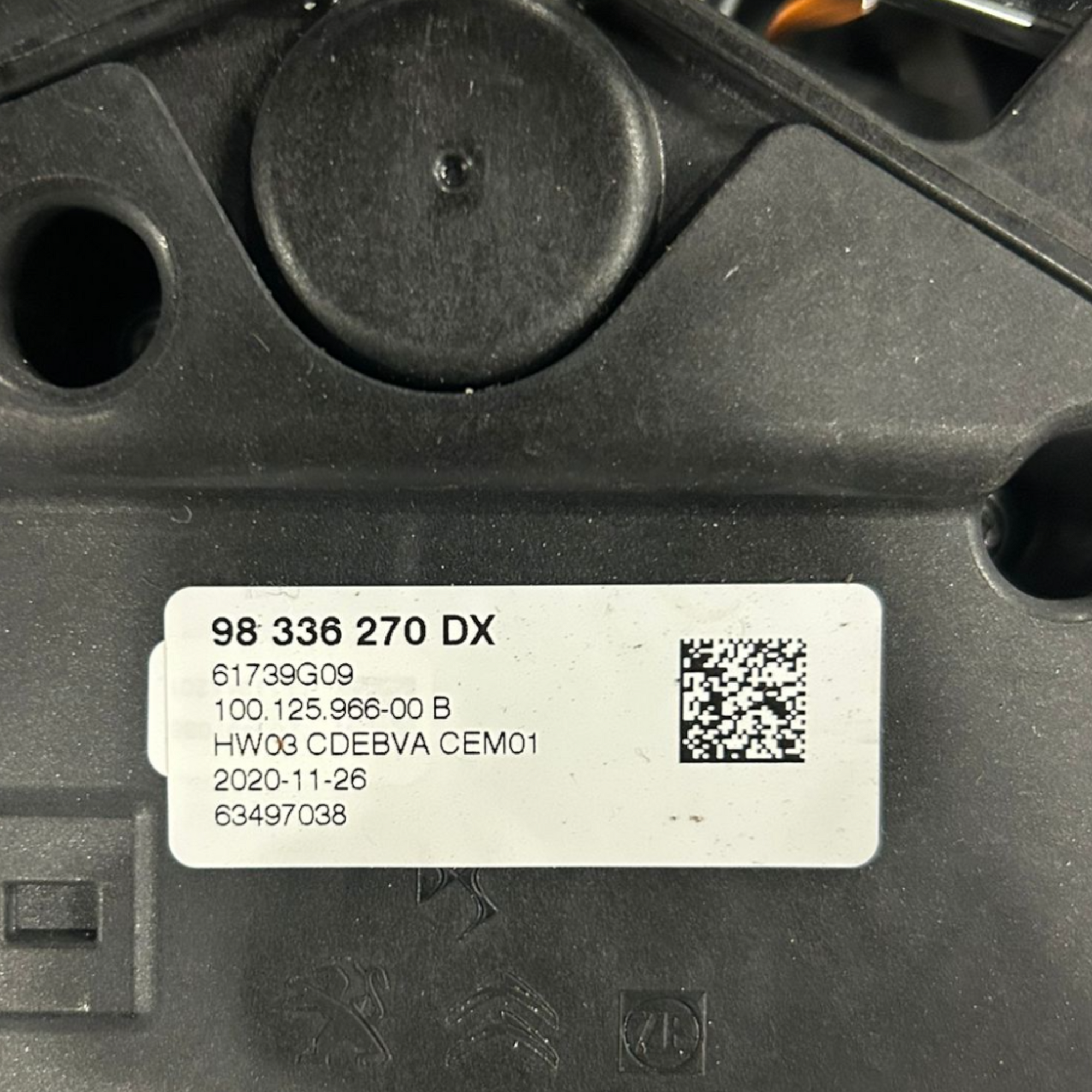 Automatische versnellingspook peugeot 3008 cod:98336270dx (2016 > 2023) 