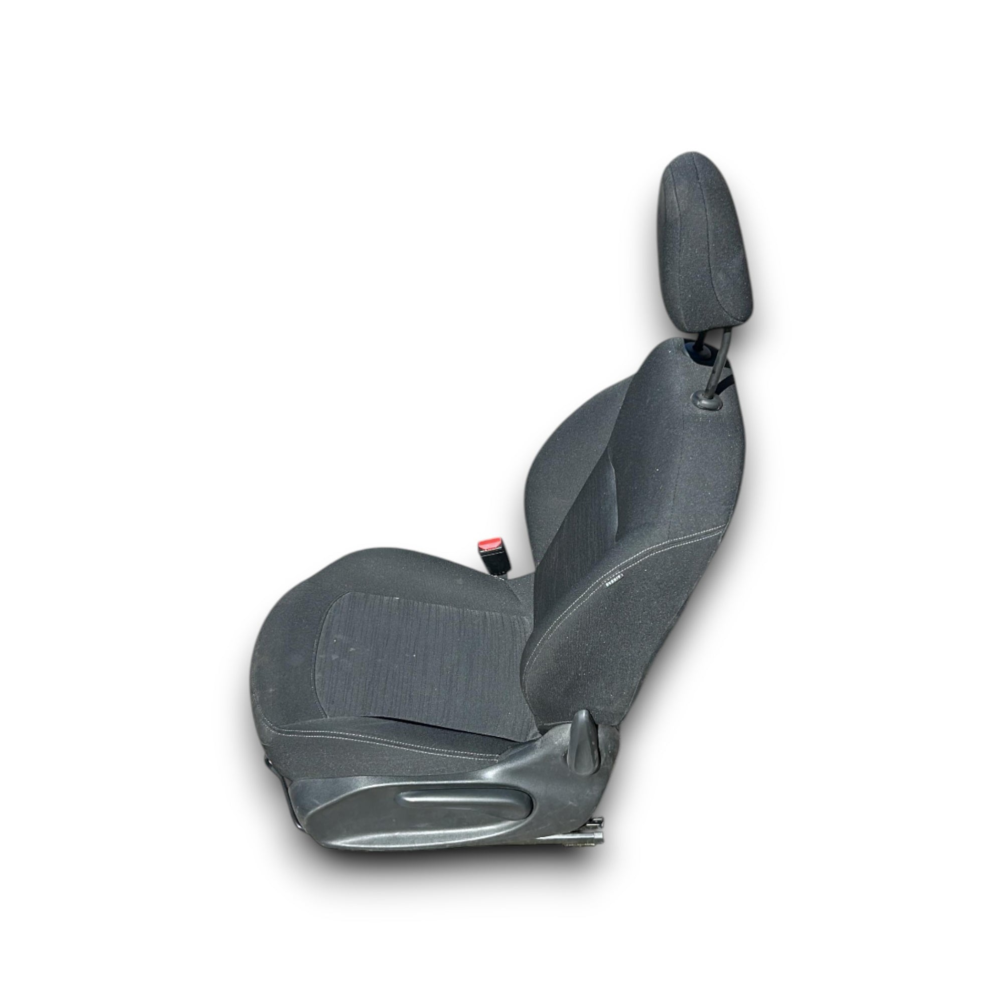 Voorstoel bestuurder Peugeot 208 I (2012 > 2019) in zwart en grijs stof 