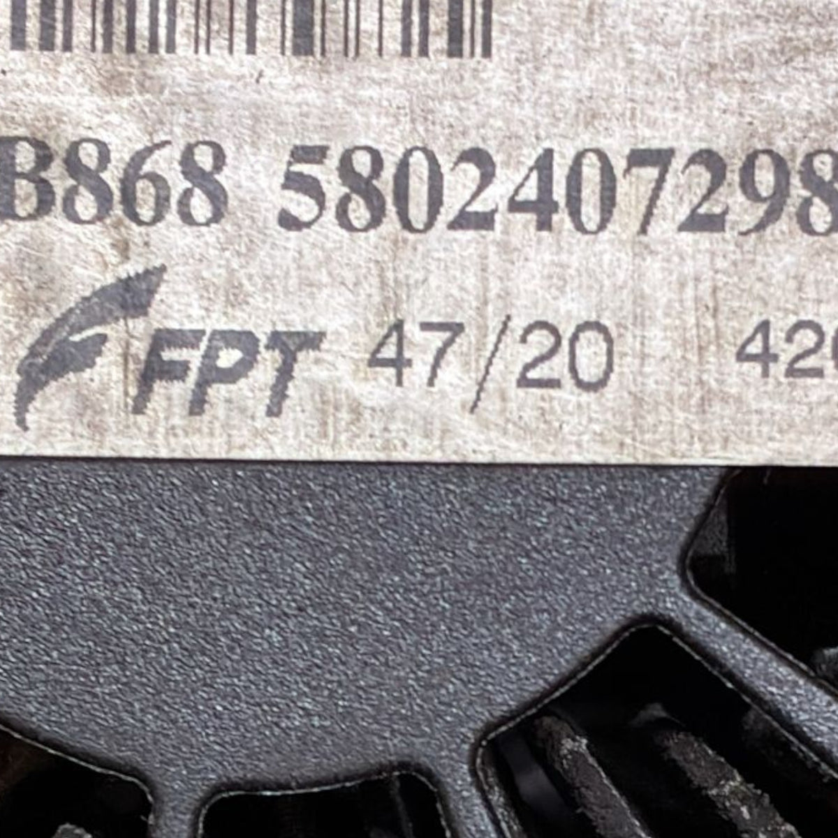 Fiat Ducato 3 alternator cod. b8685802407298 2.3 diesel (2014 >) 