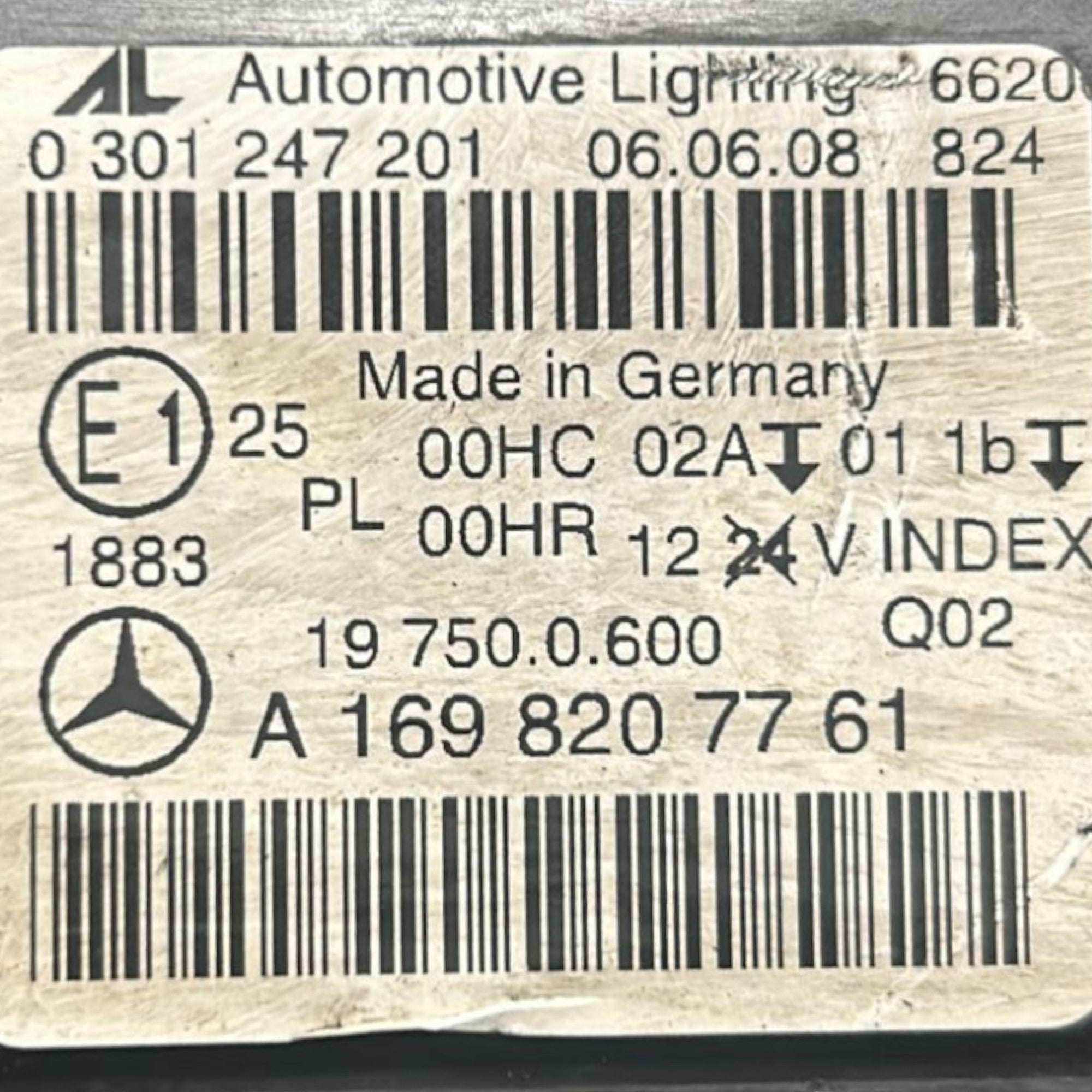 Fanale / Faro Alogeno Anteriore Sinistro Mercedes Benz Classe B (W245) cod.A1698207761 (2005 > 2011) - F&P CRASH SRLS - Ricambi Usati