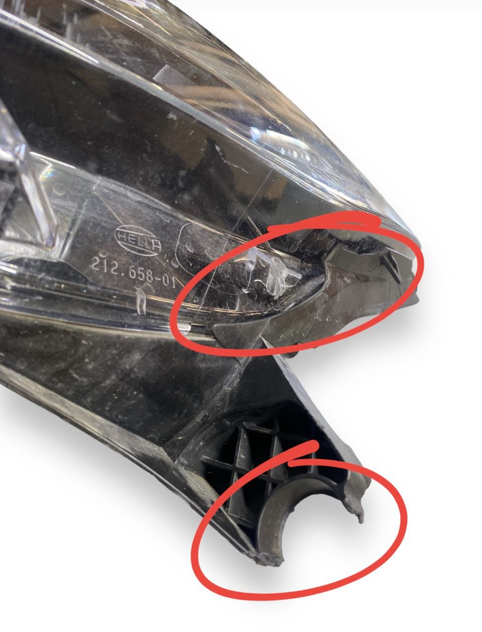 Fanale / Faro anteriore sinistro LED Renault Captur ( 2013 - 2019 ) cod. 260606152 - F&P CRASH SRLS - Ricambi Usati