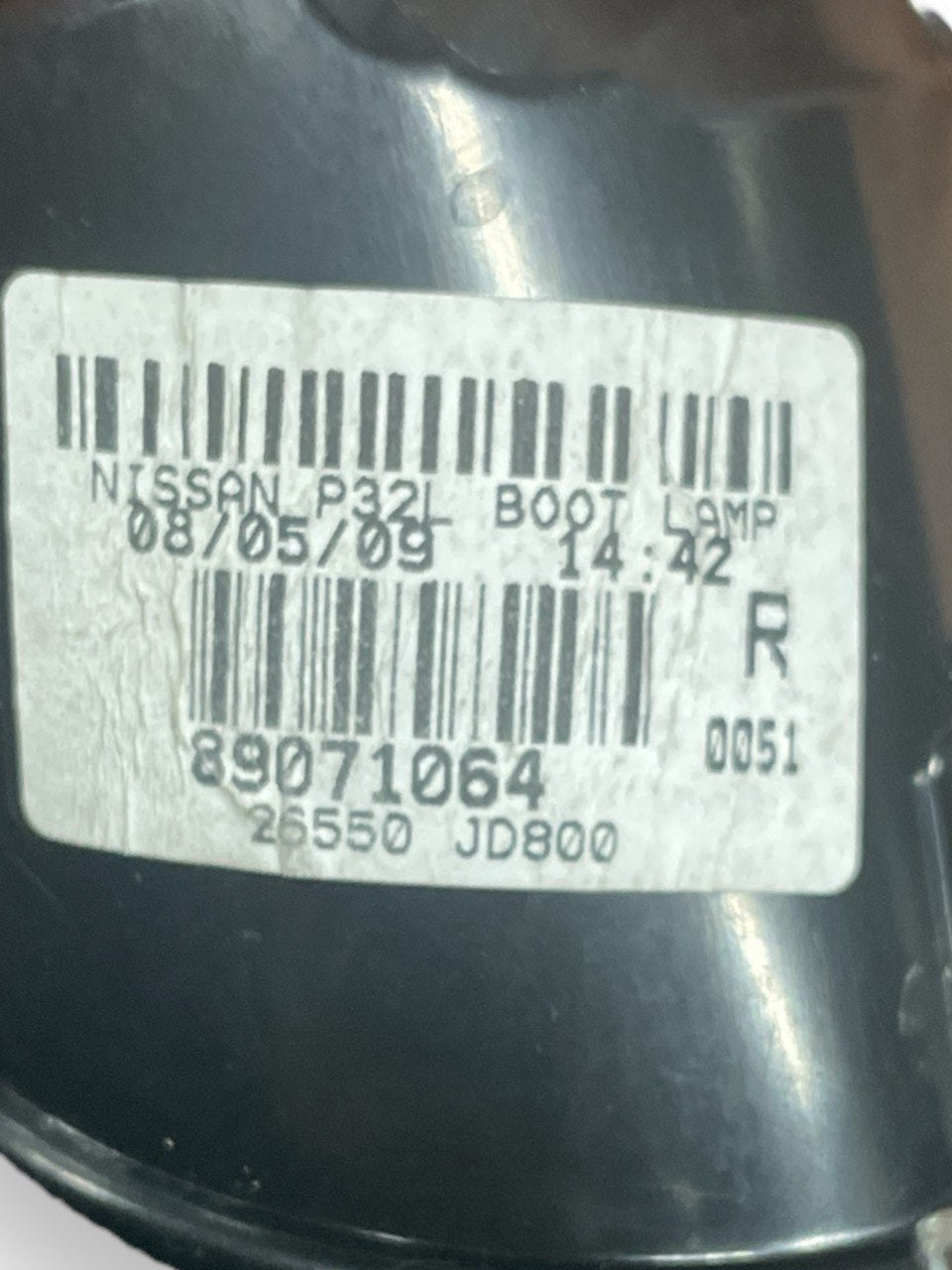 right rear interior lamp Halogen nissan qashqai J11 code:89071064 (2014 - 2021) - F&P CRASH SRLS - Used Parts
