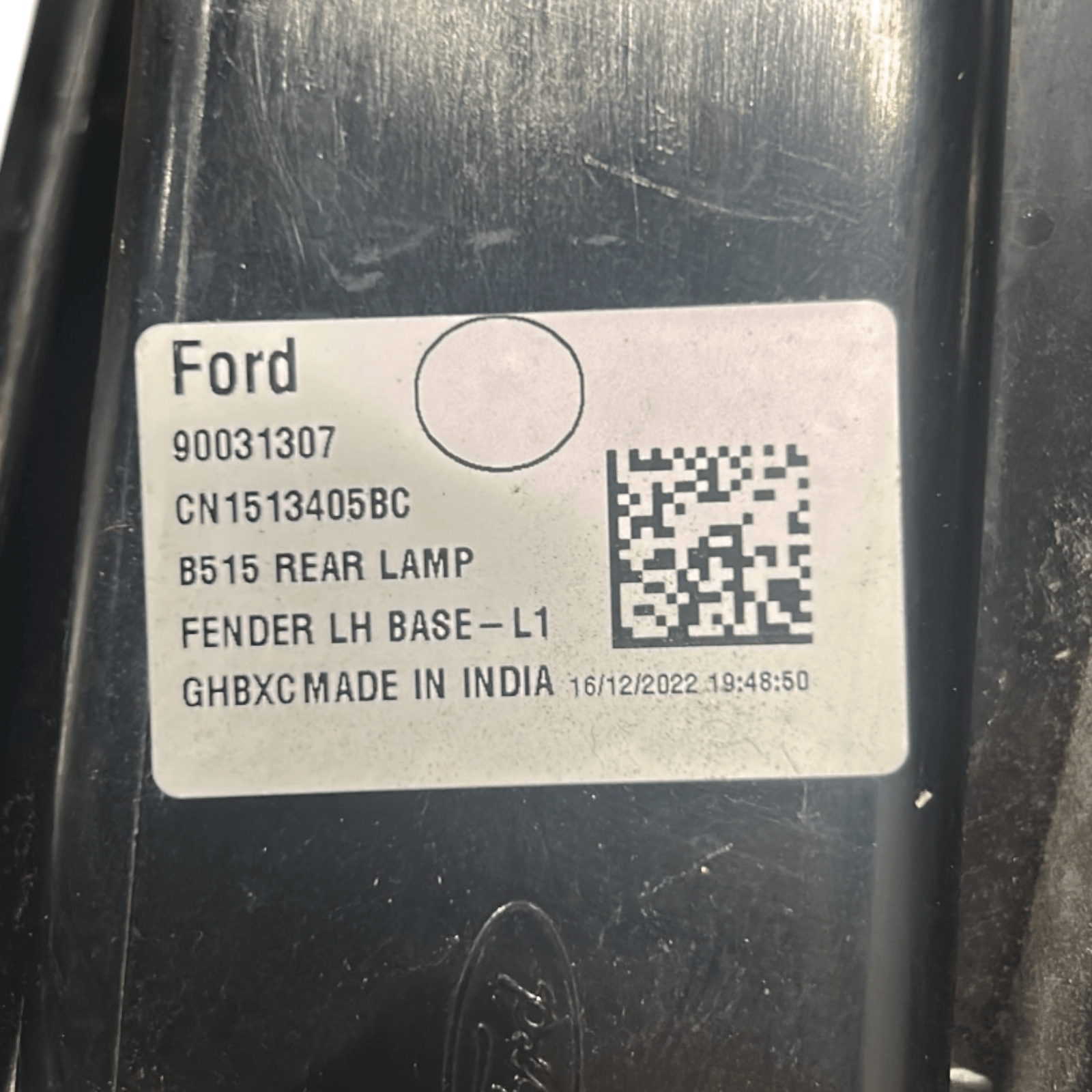 Rear Left Halogen Stop Light Ford EcoSport cod.CN1513405BC (2012 > ) - F&P CRASH SRLS - Used Parts
