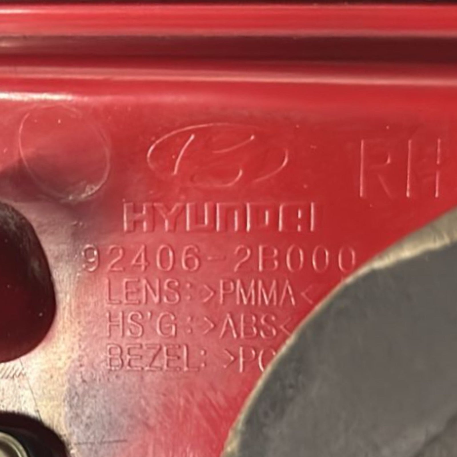 Rear Right Halogen Stop Light Hyundai Santa FE cod.92406 - 2B000 (2006 > 2012) - F&P CRASH SRLS - Used Parts