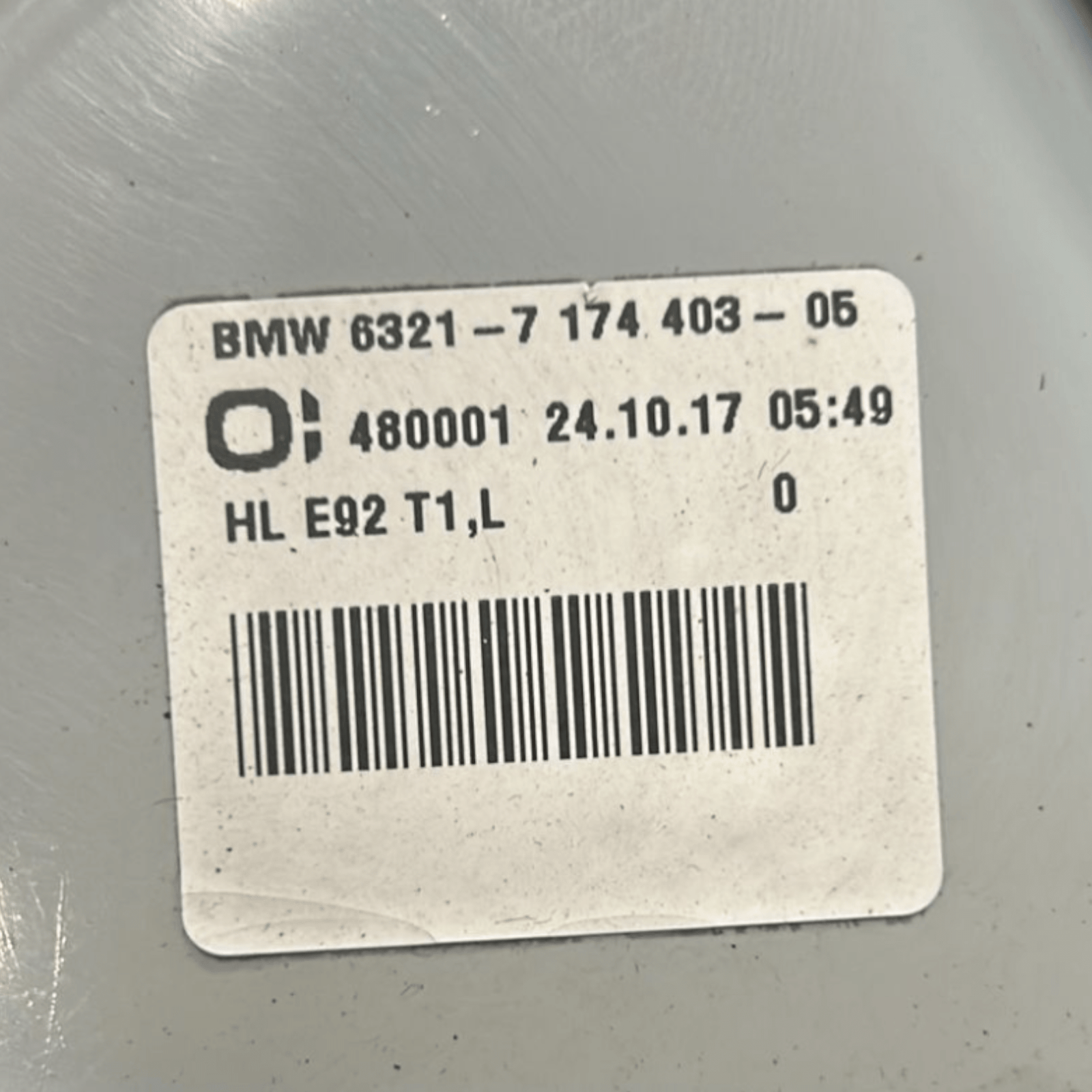 Left Halogen Rear Light / Stop for Bmw E92 Coupe 3 Doors (2005 > 2013) code:7174403 - F&P CRASH SRLS - Used Parts