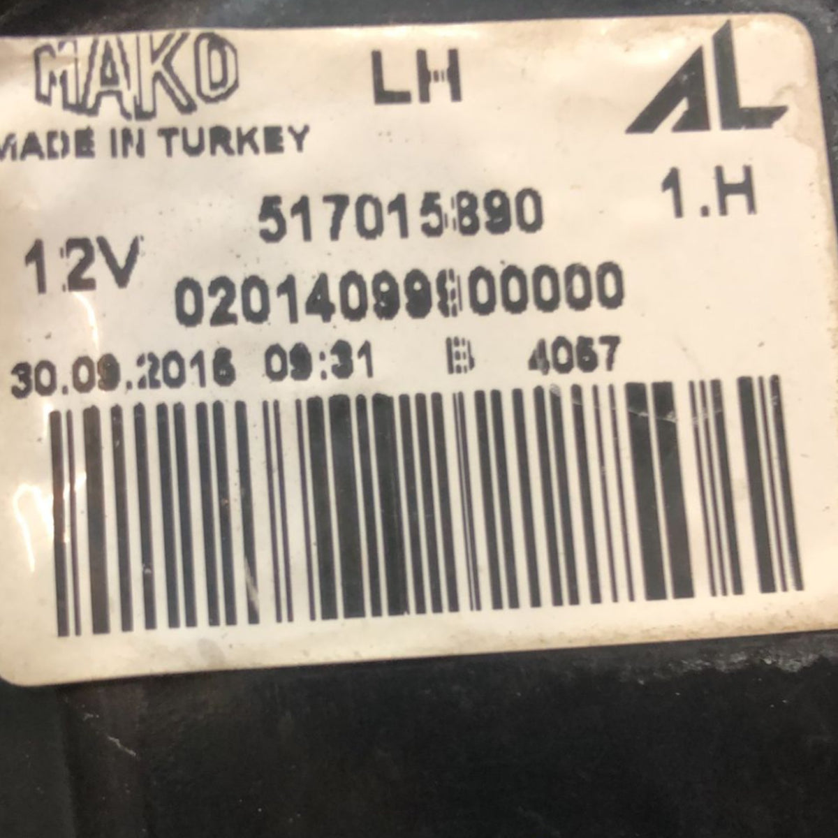 Halogen Rear Stop Light Left Fiat Grande Punto (2005 > 2012) code:517015890 - F&P CRASH SRLS - Used Parts