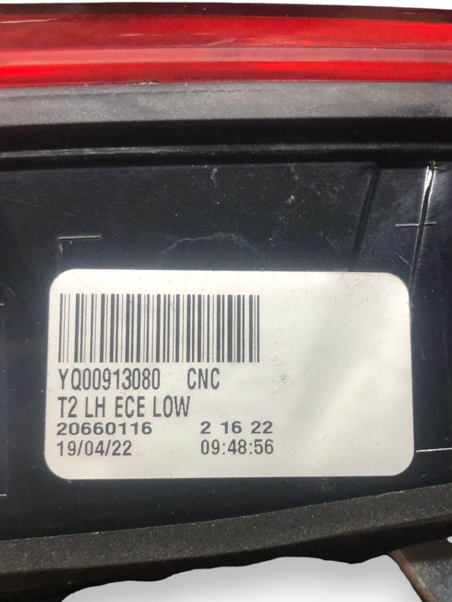 Rear Left Halogen Internal Stop Light Opel Insignia B (2017 > 2023) code:YQ00913080 - F&P CRASH SRLS - Used Spare Parts