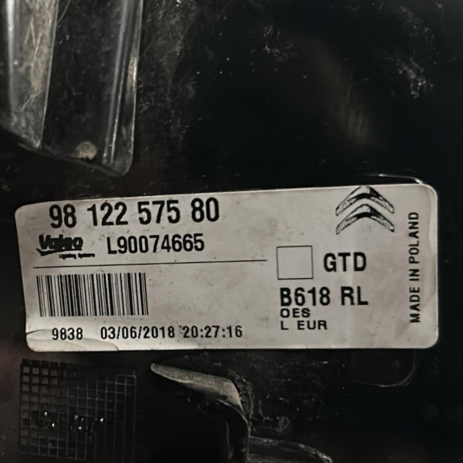 Fanale / Stop Led Esterno Posteriore Sinistro Citroen C3 III cod.9812257580 (2016 > 2024) - F&P CRASH SRLS - Ricambi Usati