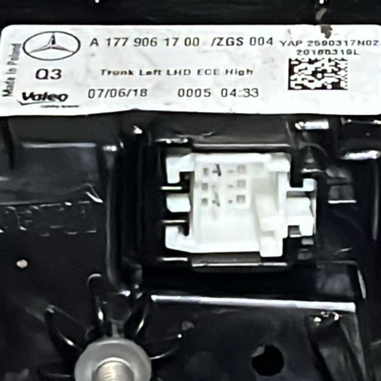 Fanale / Stop Led Interno Sinistro Mercedes Benz Classe A (W177) cod:A1779061700 (2018 >) - F&P CRASH SRLS - Ricambi Usati