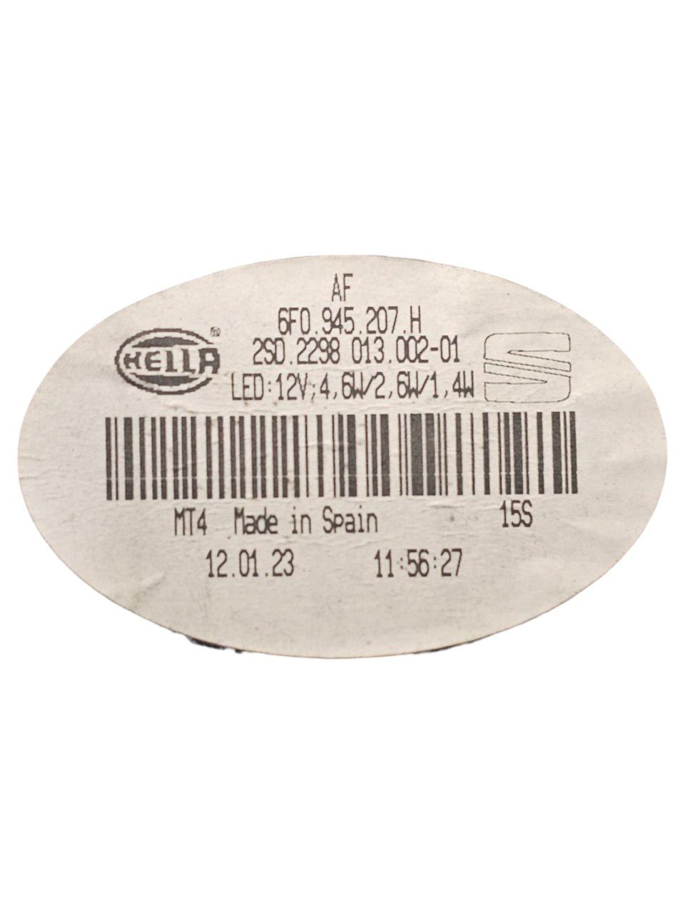 Fanale / Stop LED Sinistro Seat Ibiza V Cod:6F0945207H (2017 - >) - F&P CRASH SRLS - Ricambi Usati