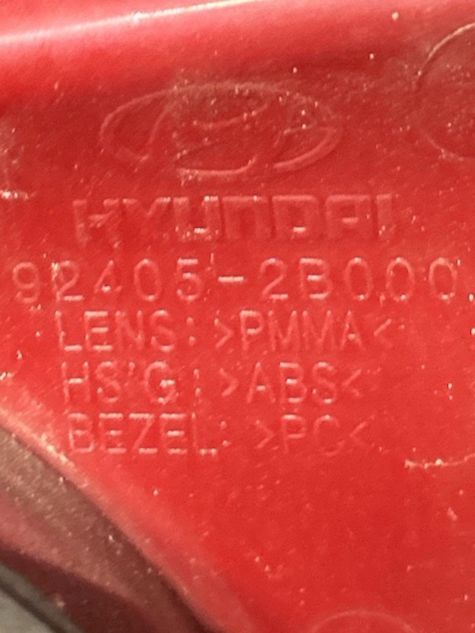 Fanale / Stop Posteriore Alogeno Sinistro Hyundai Santa FE II (2006 > 2012) cod.92405 - 2B000 - F&P CRASH SRLS - Ricambi Usati