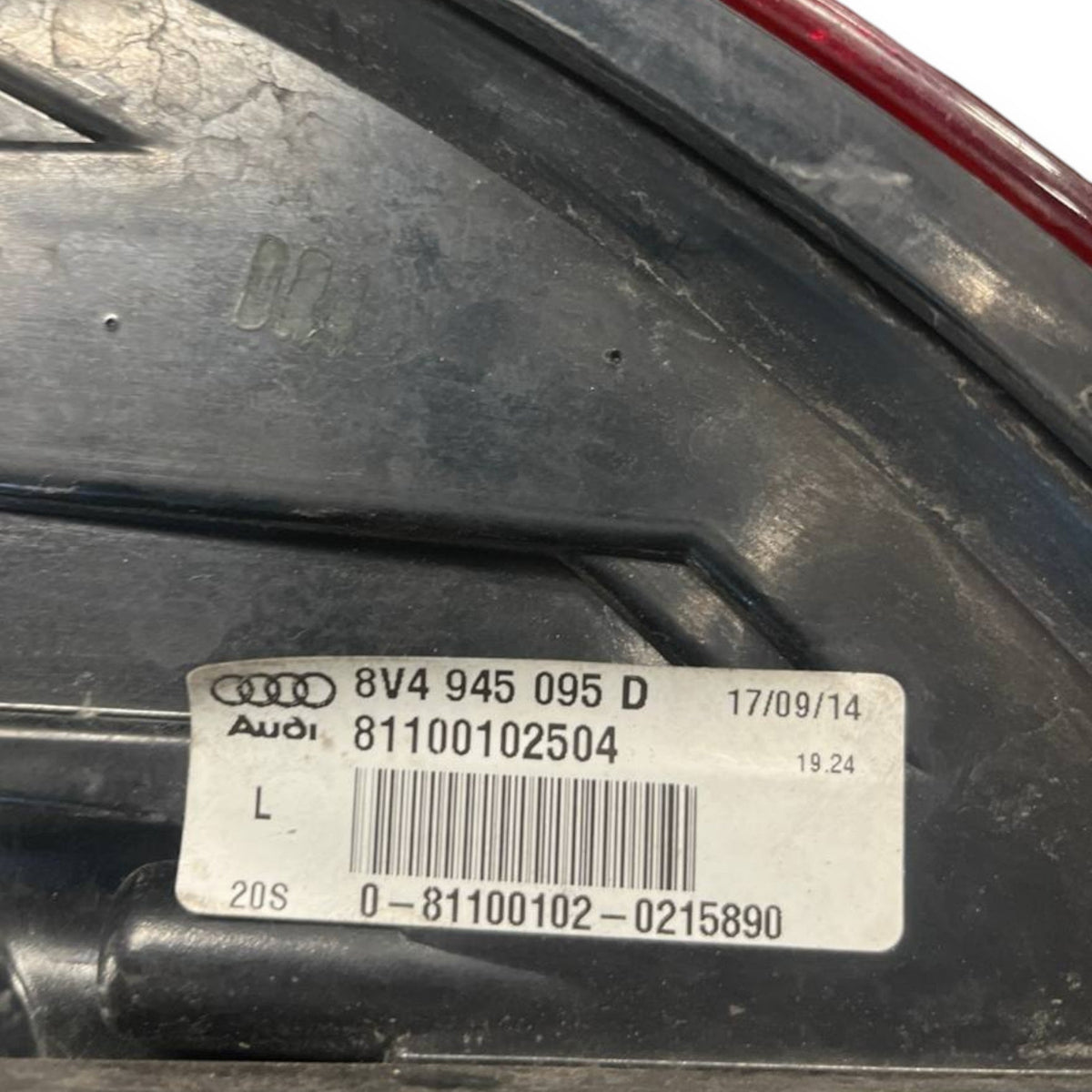 Left rear stop light (sx) Led Audi S3 8V1 (2013 to 2020) code 8V4945095D - F&P CRASH SRLS - Used Parts