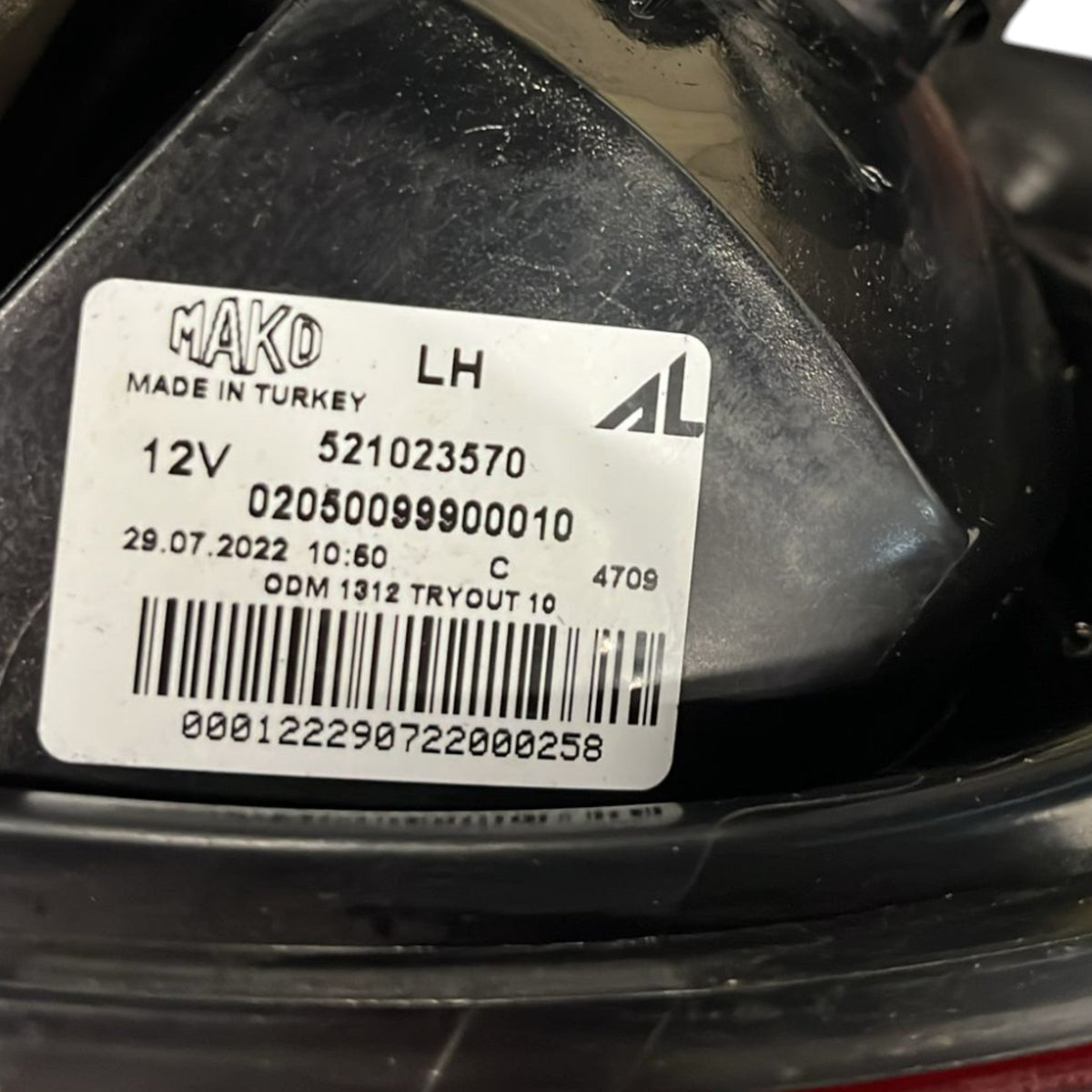 Fanale / Stop Sinistro Fiat Panda (319) cod:521023570 (2012 >) - F&P CRASH SRLS - Ricambi Usati