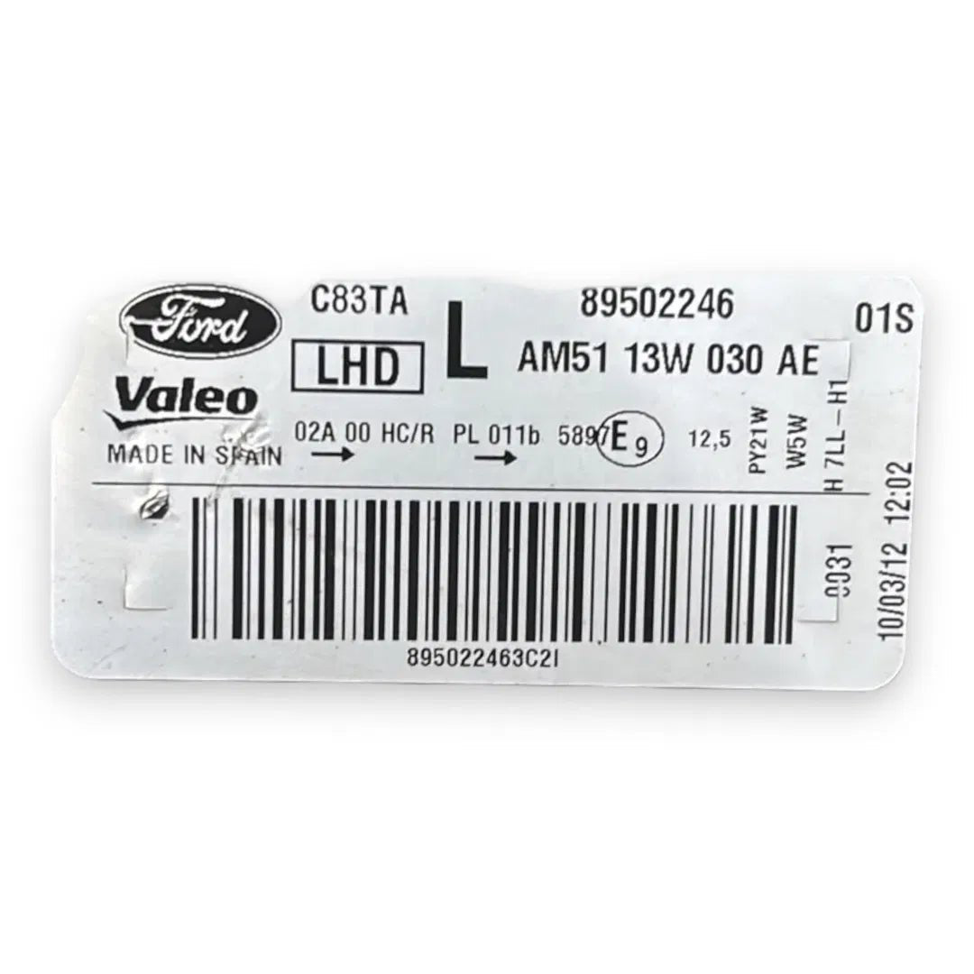 Faro anteriore sinistro Ford C-Max 2010–2015 OEM AM51-13W030-AE - F&P CRASH SRL - Ricambi Usati