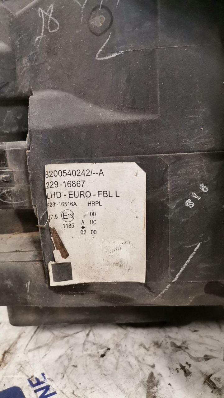 Faro anteriore sinistro Renault Modus (2004-07) cod: 8200540242 - F&P CRASH SRLS - Ricambi Usati
