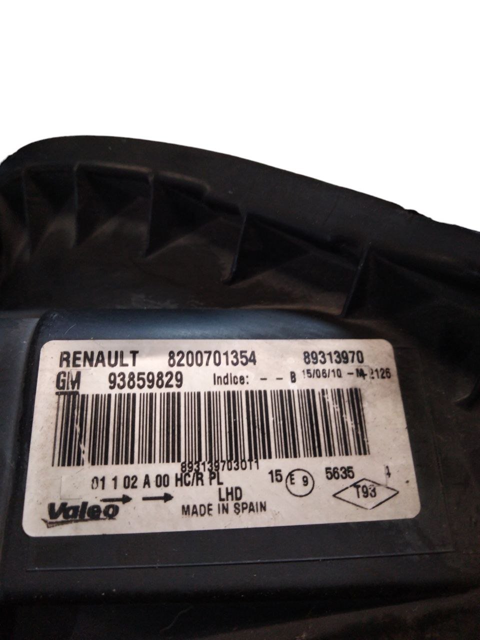 Faro / Fanale Alogeno Anteriore Sinistro Renault Trafic II (2001 > 2014) cod.8200701354 - F&P CRASH SRLS - Ricambi Usati