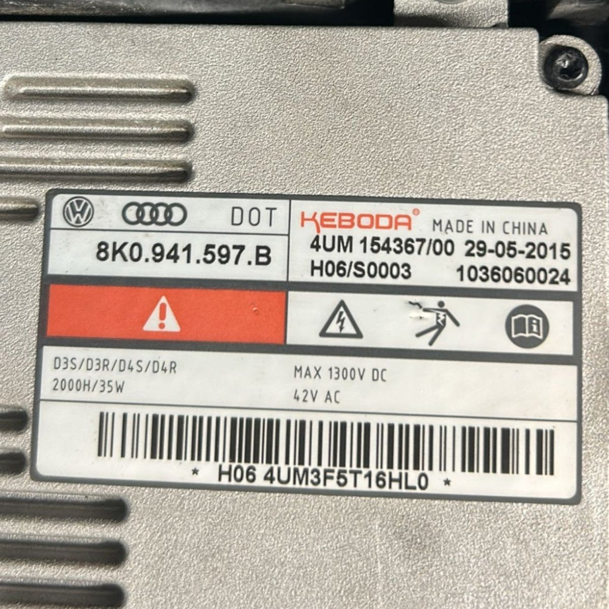 Right front headlight / lamp for Audi Q5 8R code:90038851 (2008 > 2017) - F&P CRASH SRLS - Used Spare Parts