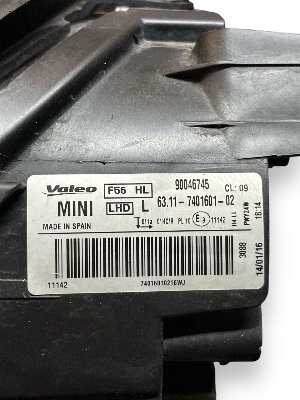 Faro / fanale anteriore sinistro alogeno Mini Cooper D (2014>) cod.90046745 - F&P CRASH SRLS - Ricambi Usati