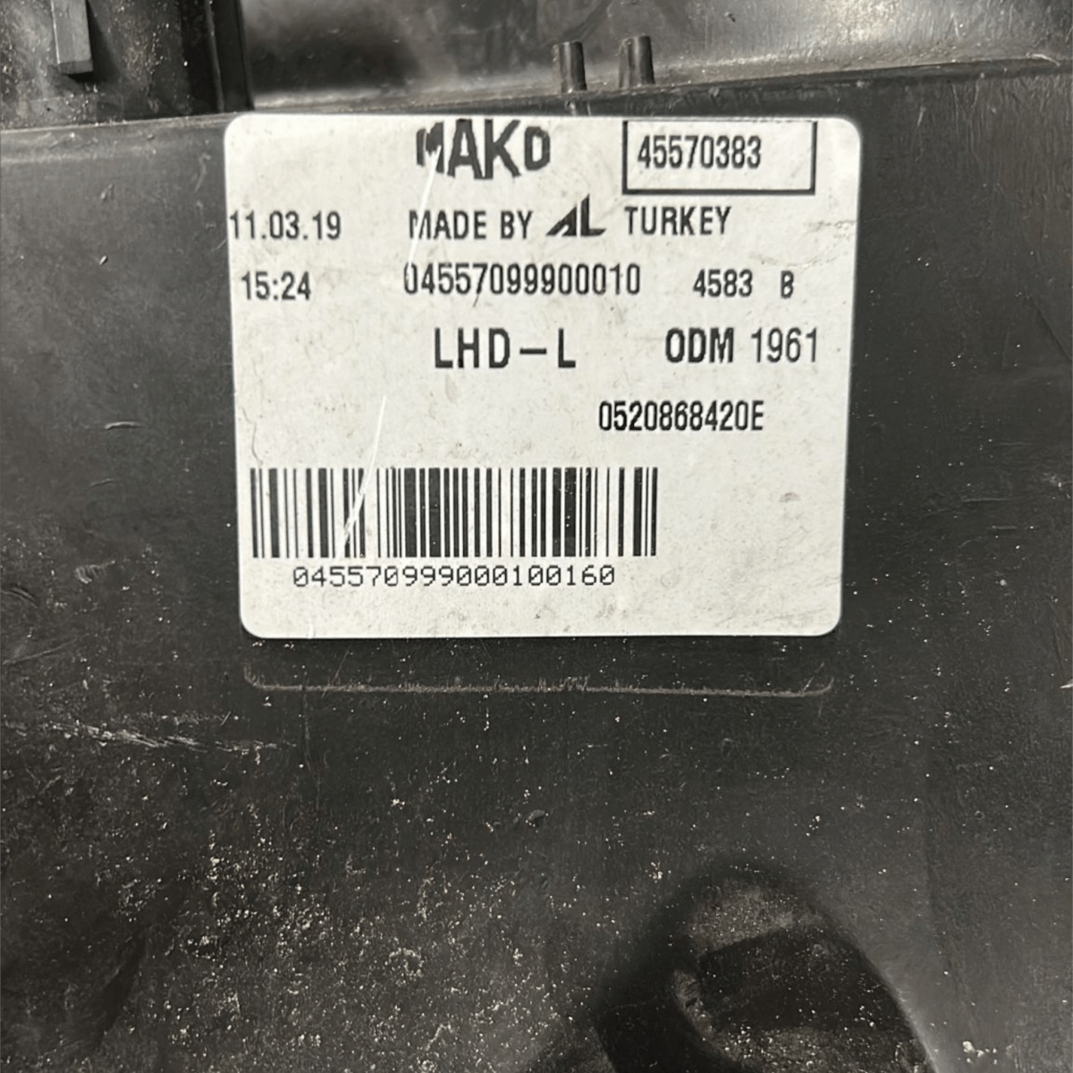 Faro / fanale anteriore sinistro fiat fiorino cod:0520868420e (2007 >) - F&P CRASH SRL - Ricambi Usati